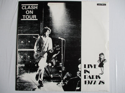 THE CLASH on tour live in paris LP G+ VG