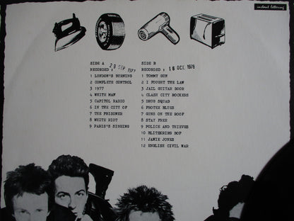 THE CLASH on tour live in paris LP G+ VG
