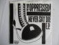 THE OPPRESSED never say die 7" VG+ EX