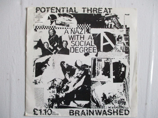 POTENTIAL THREAT brainwashed 7" G+ VG+