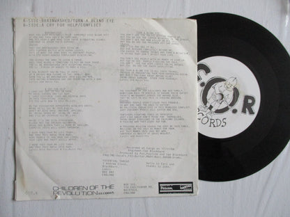POTENTIAL THREAT brainwashed 7" G+ VG+