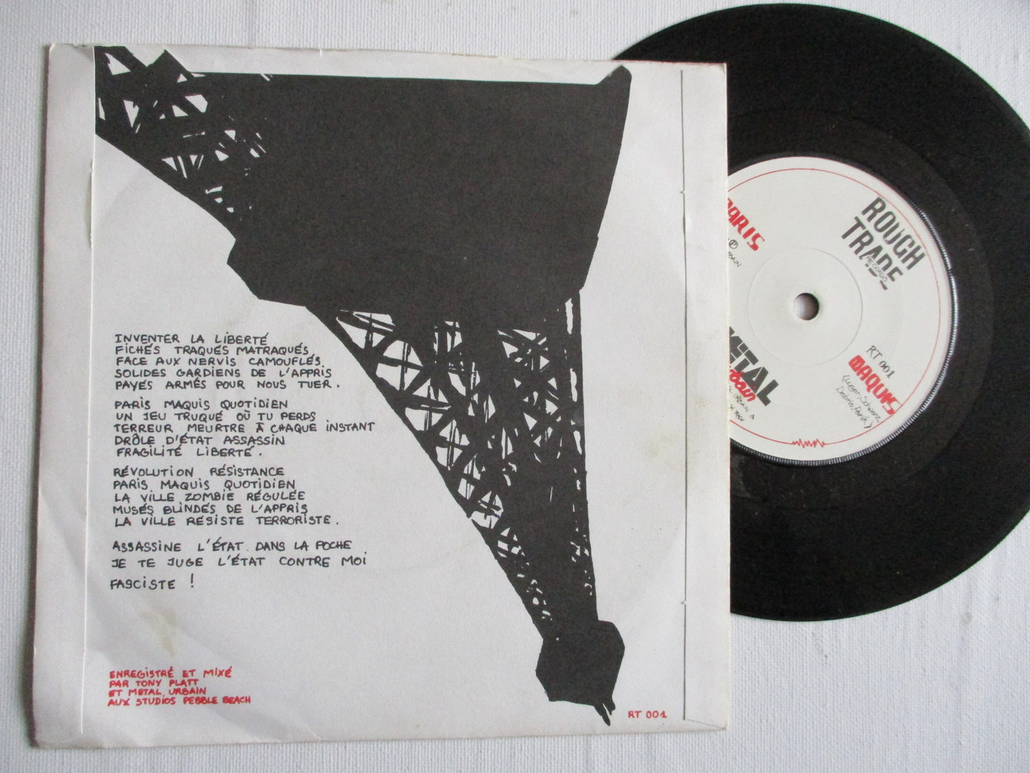 METAL URBAIN paris marquis 7" VG VG