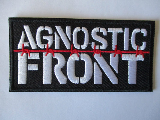 AGNOSTIC FRONT embroidered punk PATCH