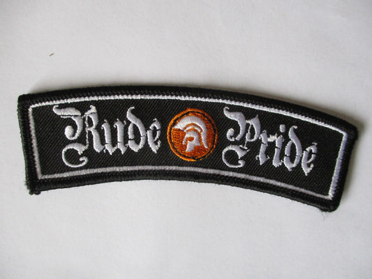 RUDE PRIDE embroidered oi! punk PATCH oi!