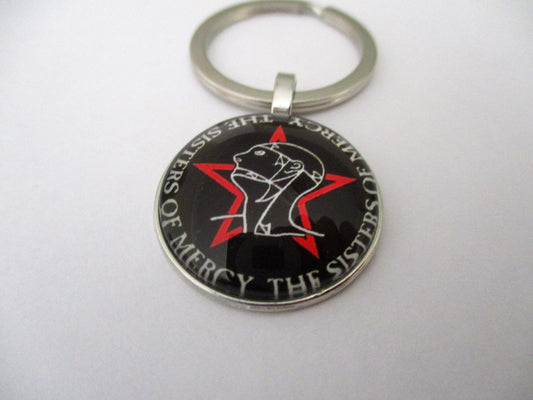 SISTERS OF MERCY goth punk KEYRING sale *