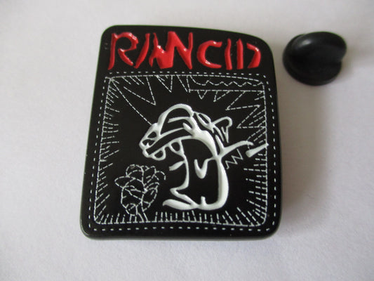 RANCID punk metal badge