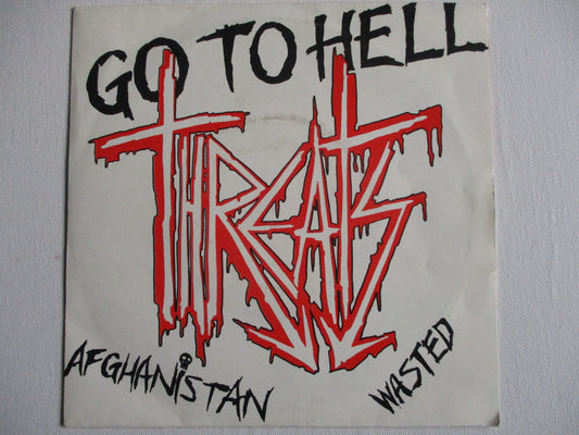 THE THREATS go to hell 7" VG+ EX