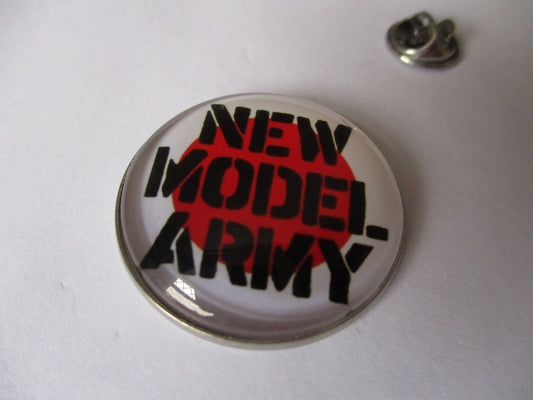 NEW MODEL ARMY punk metal badge