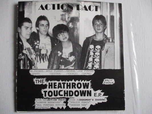 ACTION PACT / DEAD MANS SHADOW heathrow touchdown 7" VG+ EX