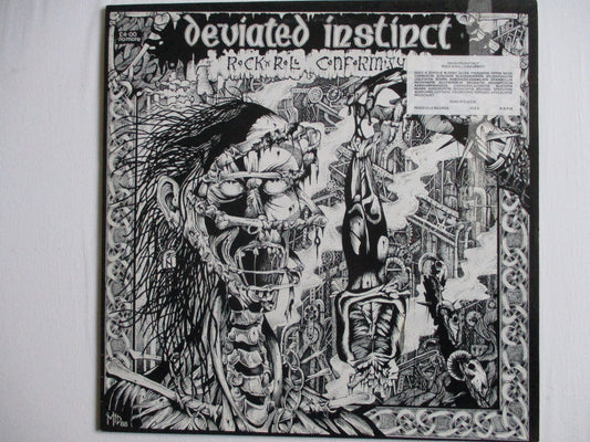 DEVIATED INSTINCT rock n roll conformity LP VG EX