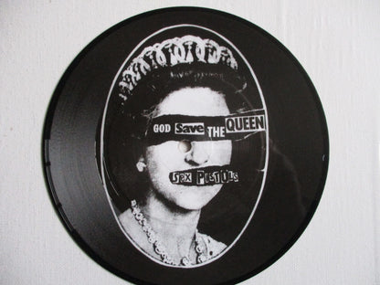 SEX PISTOLS god save the queen 7" PIC DISC -/EX