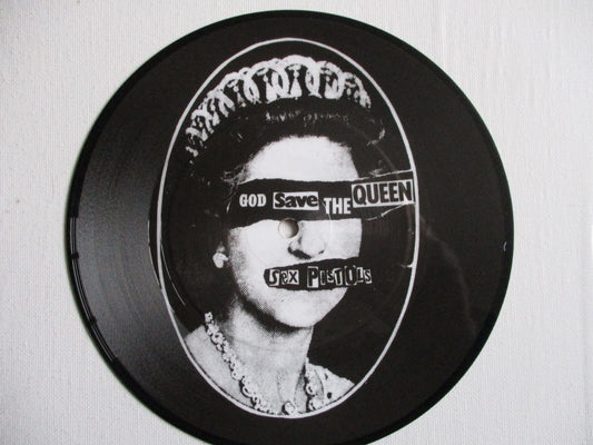SEX PISTOLS god save the queen 7" PIC DISC -/EX