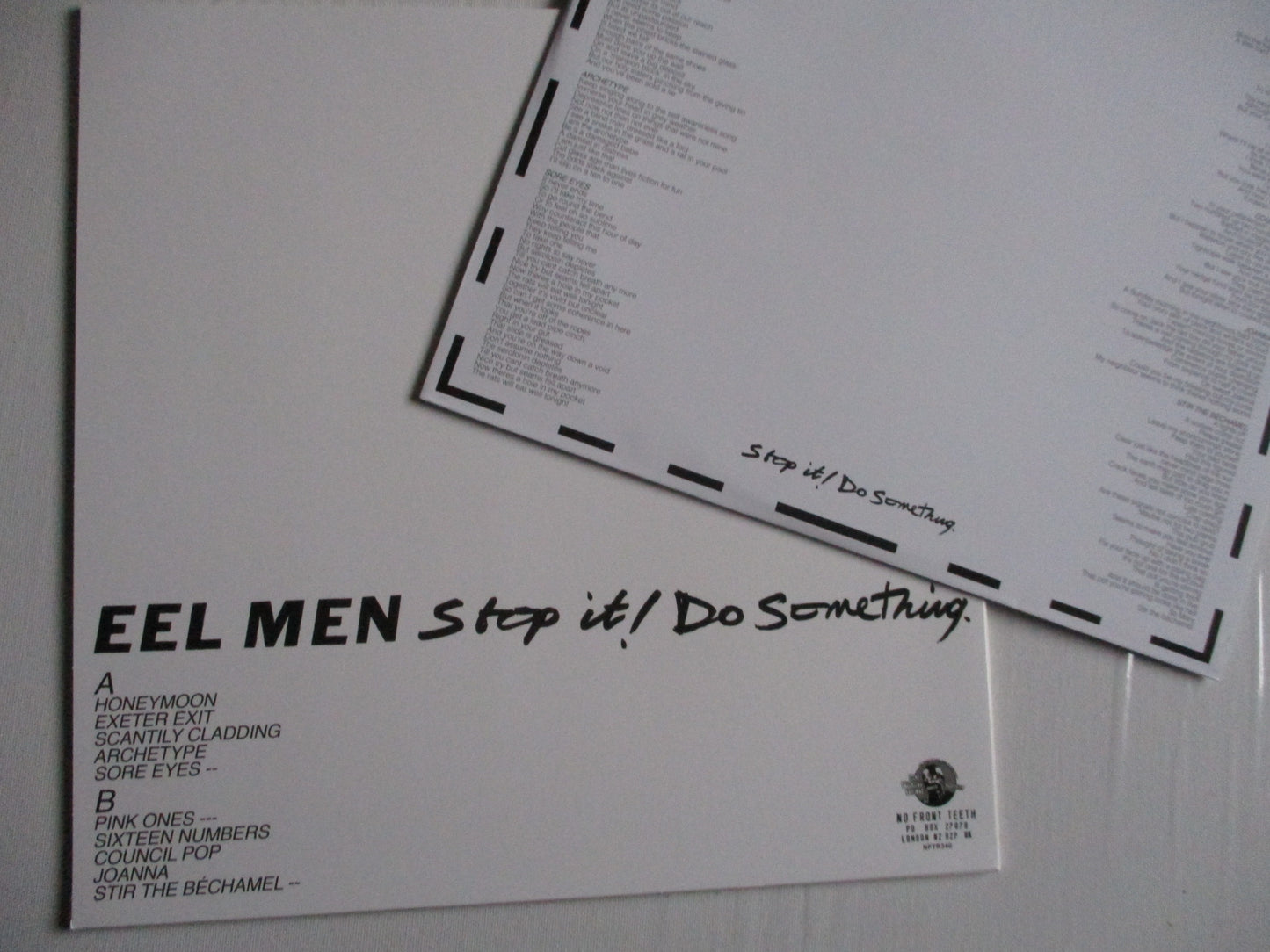 EEL MEN Stop it ! Do something! LP (colour sleeve) one only