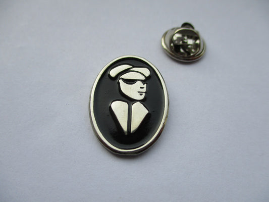 WALT 2 TONE ska metal badge (small)