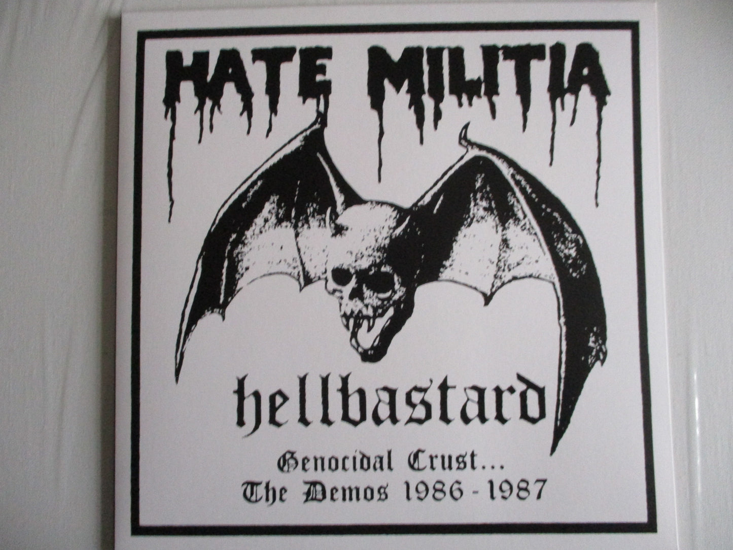 HELLBASTARD hate militia genocidal crust demos 86-87 2LP