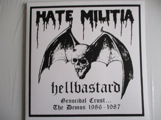HELLBASTARD hate militia genocidal crust demos 86-87 2LP