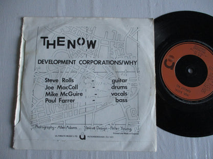THE NOW development corporations 7" G VG