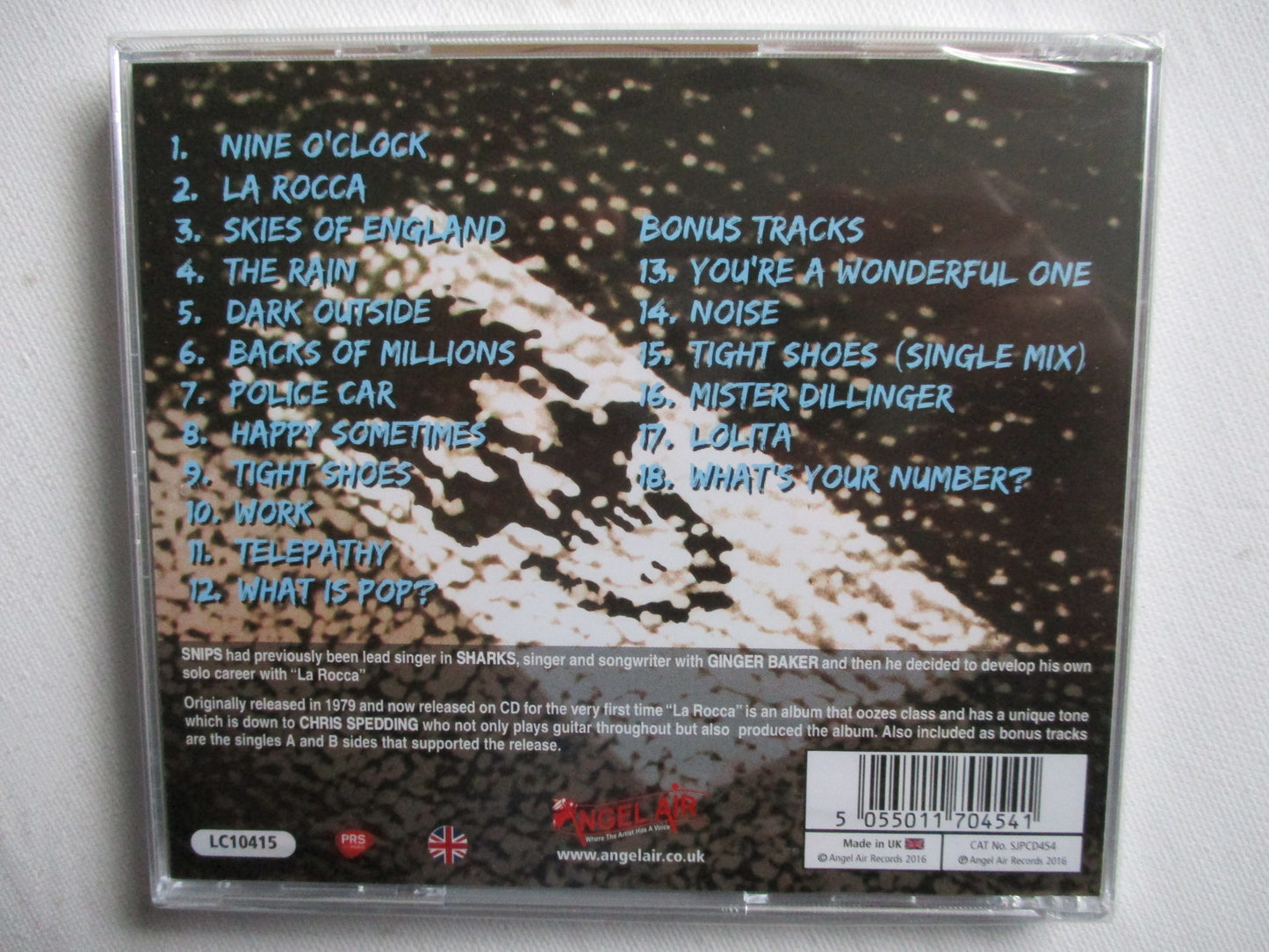 SNIPS la rocca CD (1979 new wave)