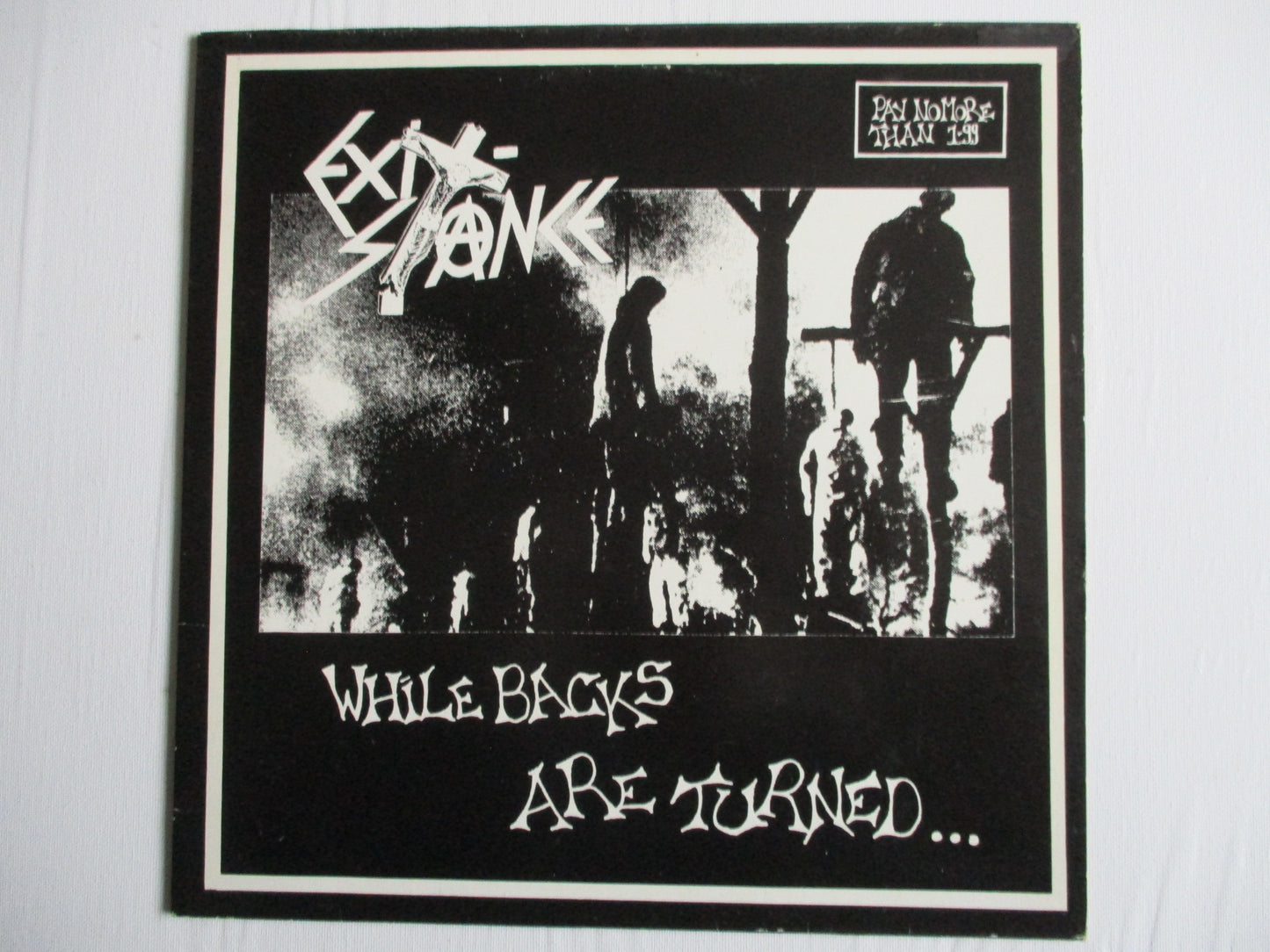 EXITSTANCE while backs are turned 12" VG EX + inner