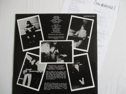 THE EJECTED spirit of rebellion LP G+ EX + insert