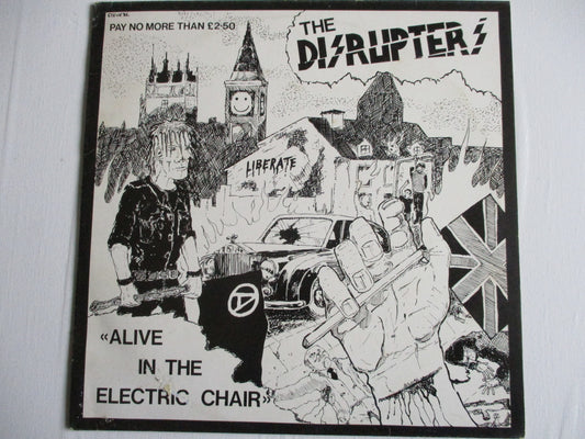 THE DISRUPTERS alive in the electric chair 12" G VG+ w/ insert