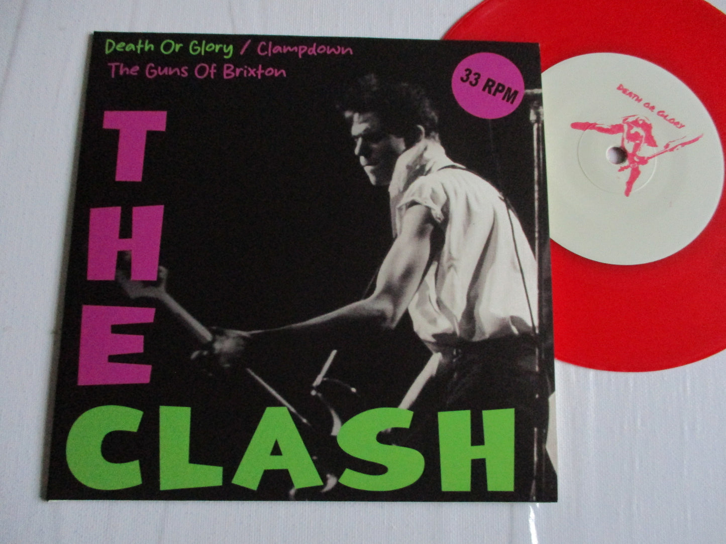THE CLASH death or glory 7" import (very few)