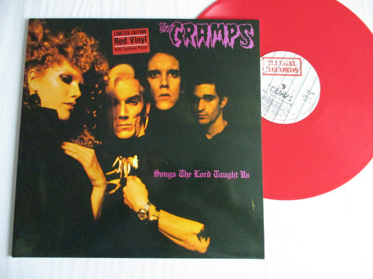 THE CRAMPS songs the lord taught us LP + POSTER