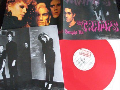 THE CRAMPS songs the lord taught us LP + POSTER