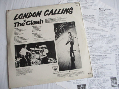 THE CLASH london calling 2LP G EX EX