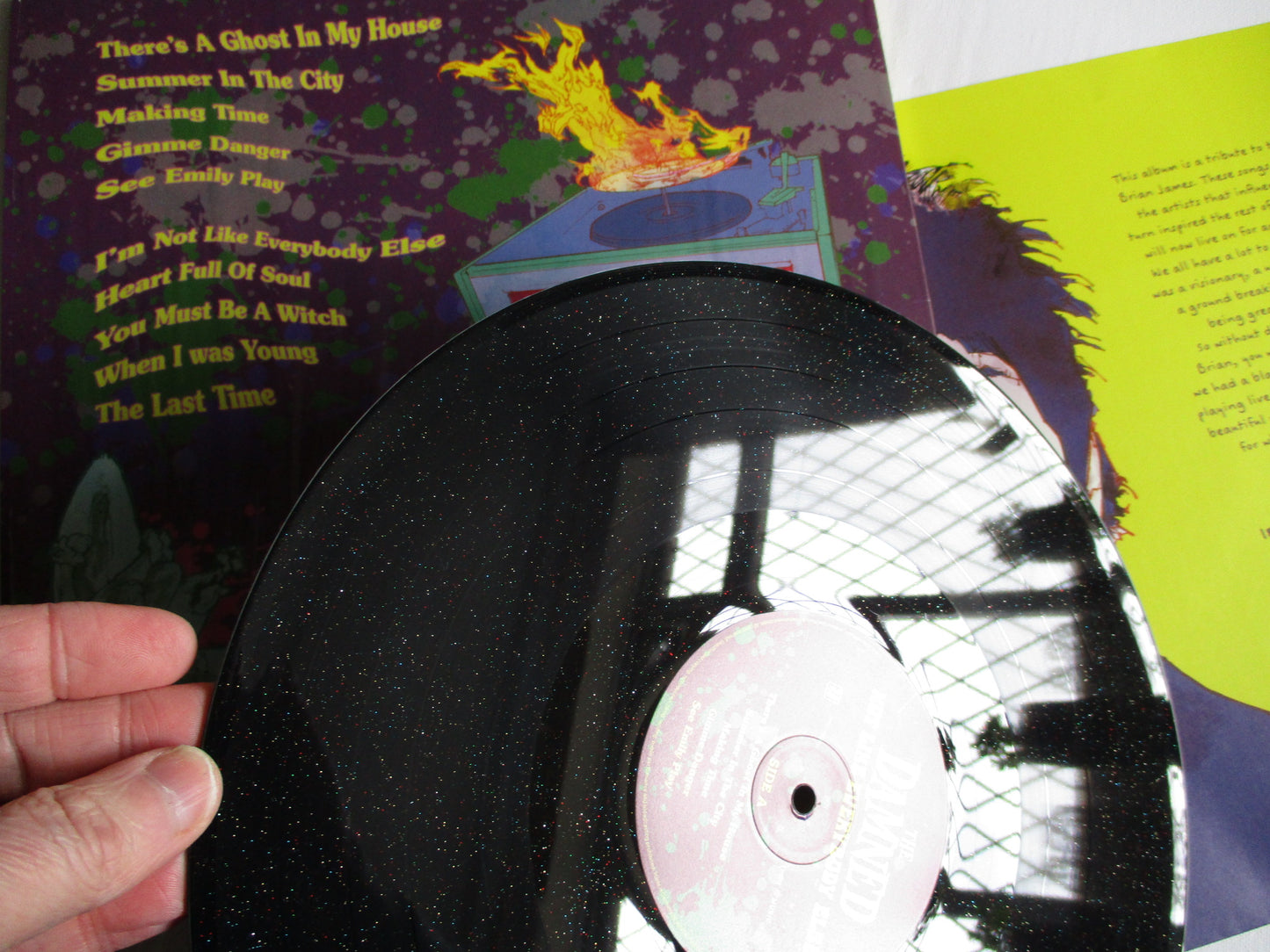 THE DAMNED not like everybody else LP sparkle vinyl