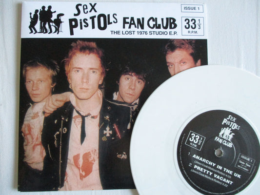 SEX PISTOLS the lost 1976 studio EP 7" (& collector cards) VG EX