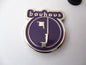 BAUHAUS post punk metal badge (purple) goth