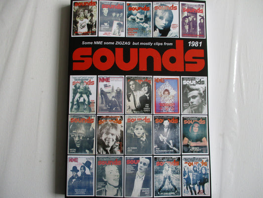 SOUNDS etc 1981 cuttings HUGE BOOK very few