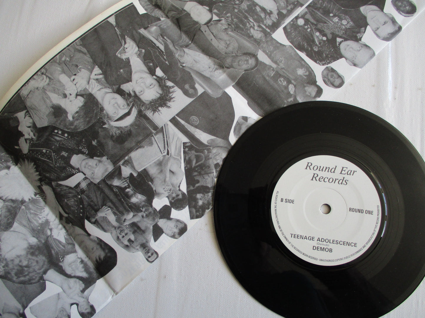 DEMOB anti police 7" EX EX (ORIG poster sl)