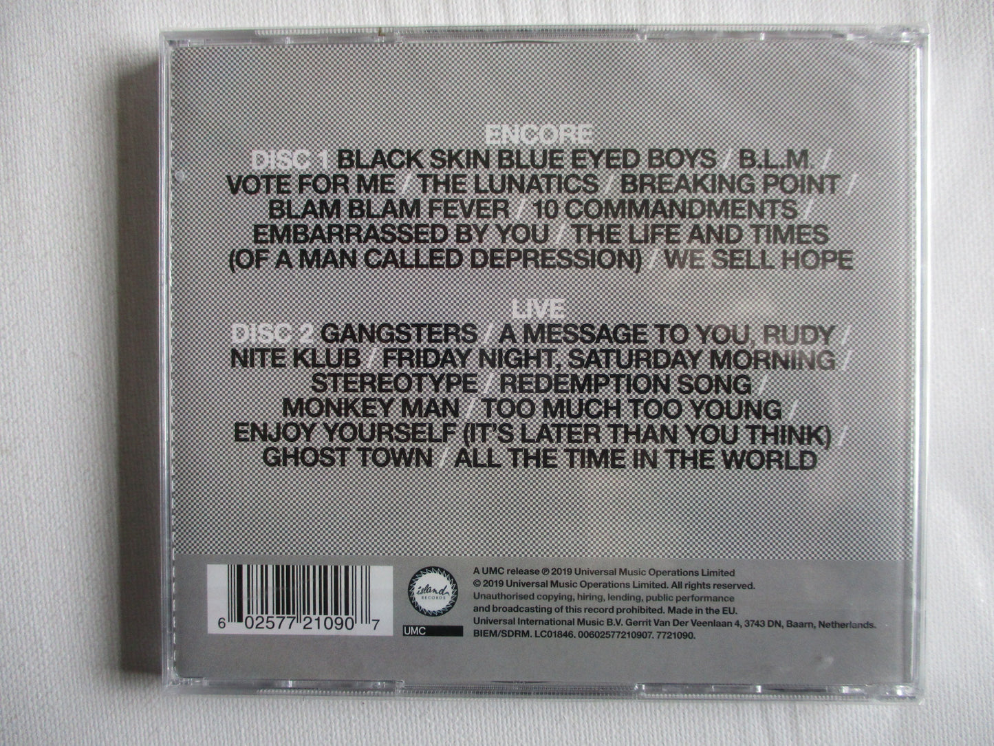 THE SPECIALS encore 2CD