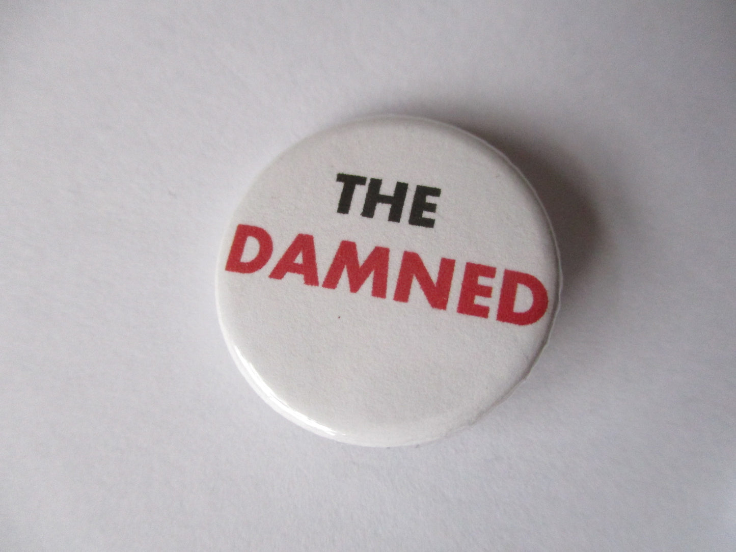 THE DAMNED punk badge