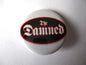 THE DAMNED oval logo punk badge
