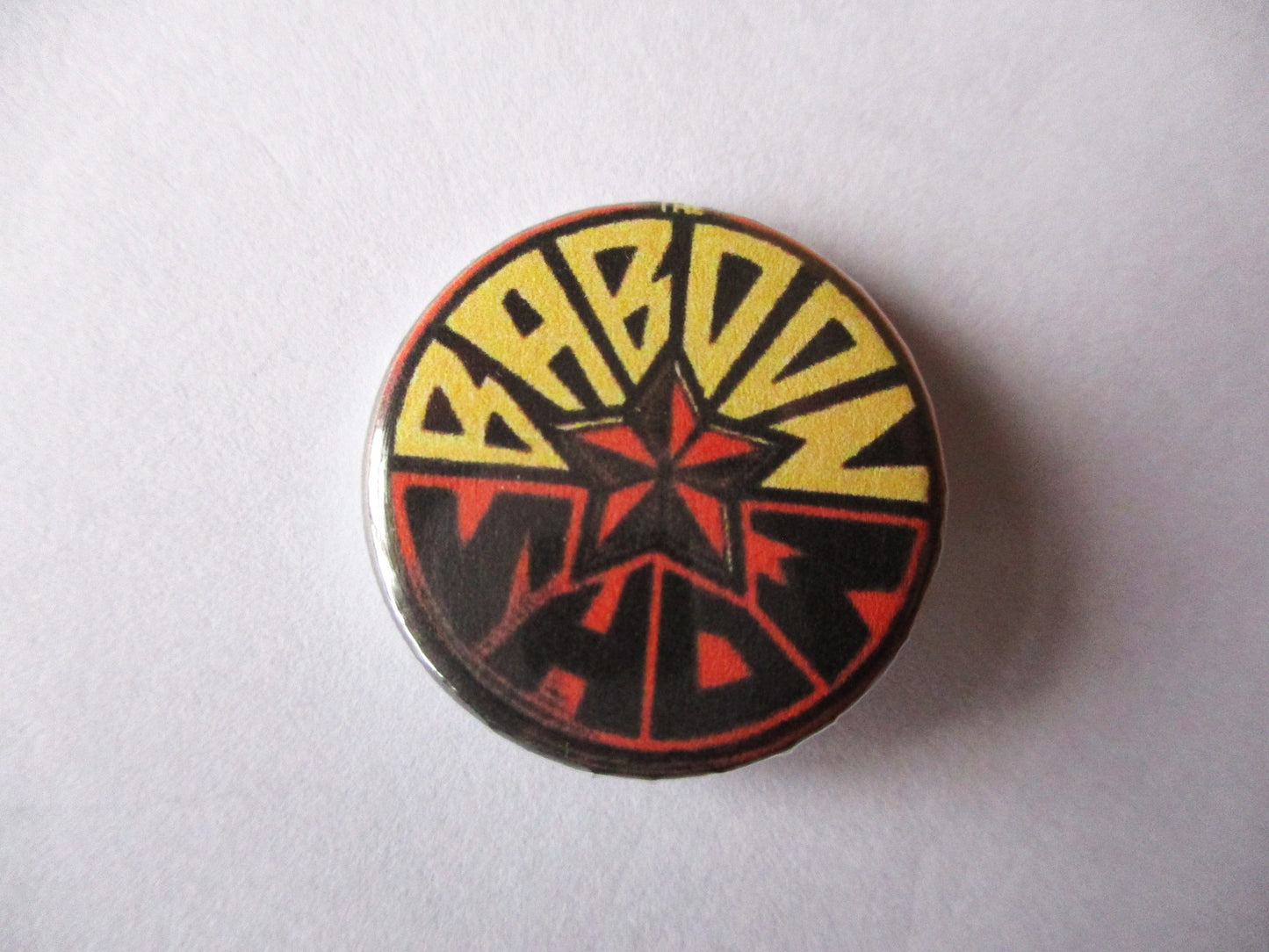 BABOON SHOW punk badge (very few)