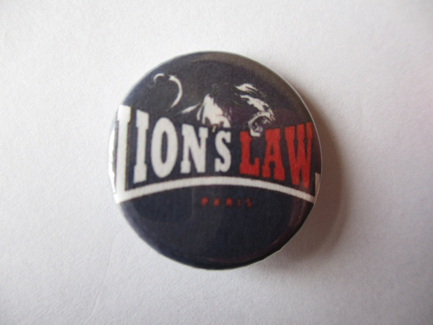 LIONS LAW oi! punk badge