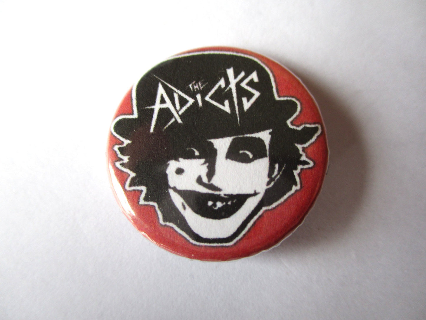 THE ADICTS punk badge