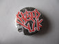 CHAOS UK punk badge
