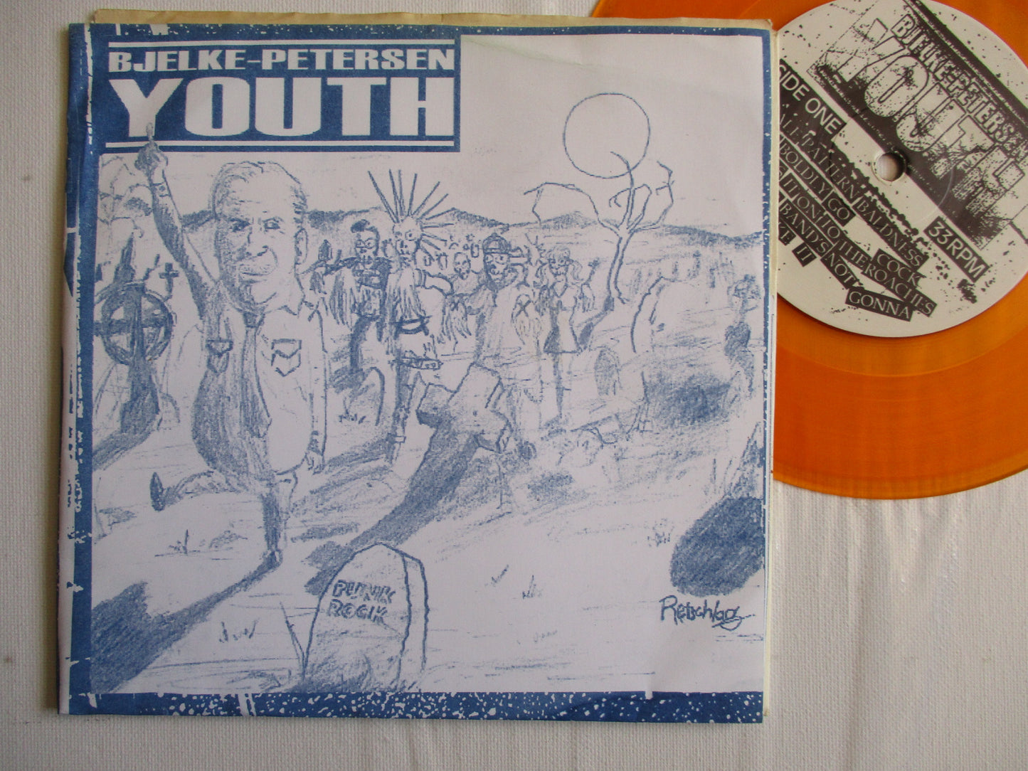 BJELKE PETERSEN YOUTH s/t 7" EX EX (Oz HC)