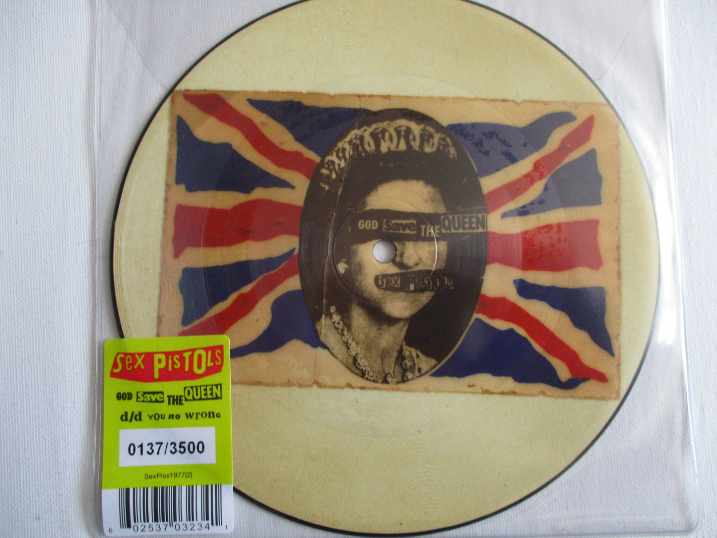 SEX PISTOLS god save the queen 7" PIC DISC RSD EX