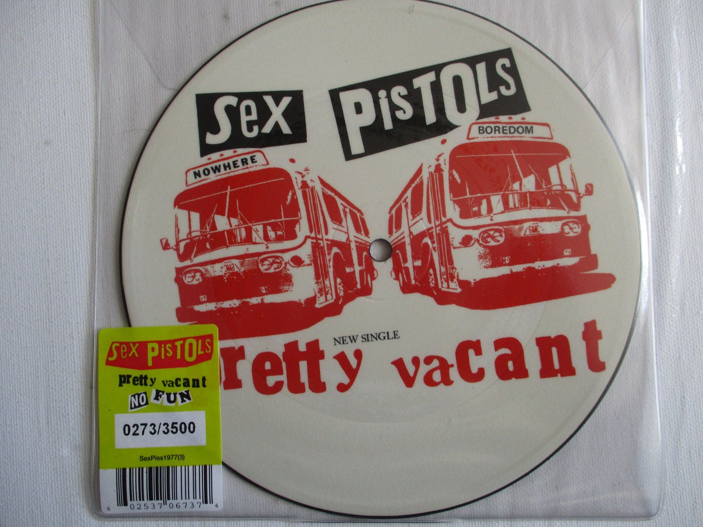 SEX PISTOLS pretty vacant 7" PIC DISC RSD EX