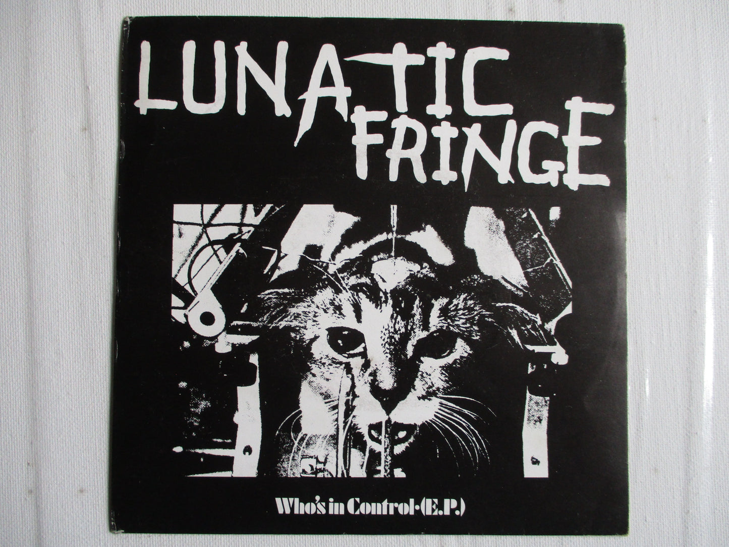 LUNATIC FRINGE who's in control? 7" VG+ EX