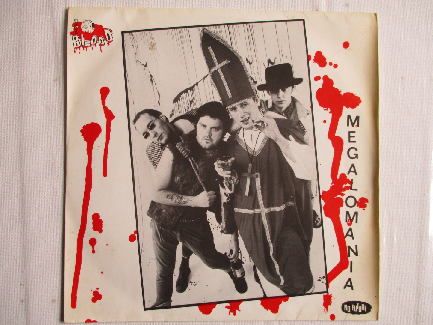 THE BLOOD megalomania 7" VG+ EX