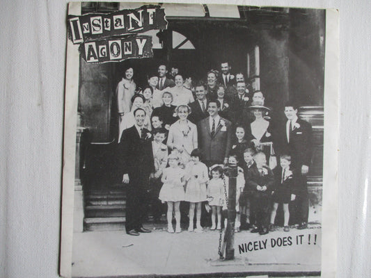 INSTANT AGONY nicely does it 7" VG+ EX