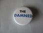 THE DAMNED punk badge (blue logo)
