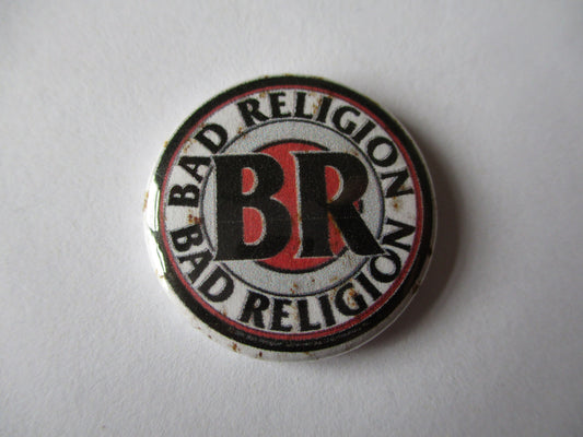 BAD RELIGION punk badge (slight discolouration)