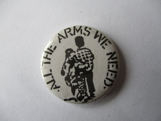 FLUX OF PINK INDIANS arms punk badge